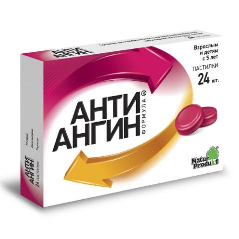 Анти-Ангин Формула Таблетки №24