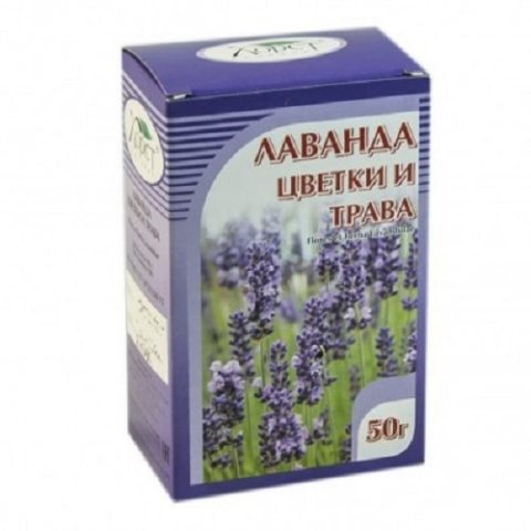 Лаванда цветки и трава 50 г