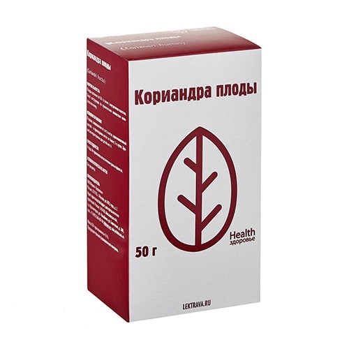 Кориандра плоды 50 г Фирма «Здоровье» – Apte4ka - Russian pharmacy .