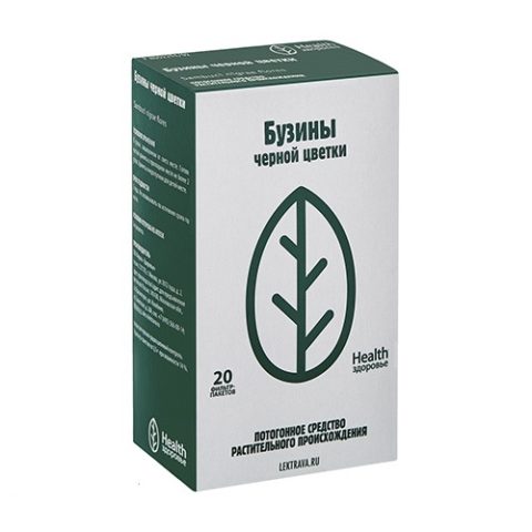 Бузина цветки 50 г Фирма «Здоровье»