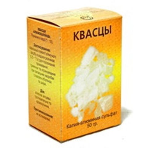 Квасцы алюмо-калиевые 50г