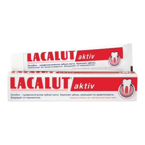 Lacalut (Лакалут) зубная паста Activ для защиты десен 75 мл