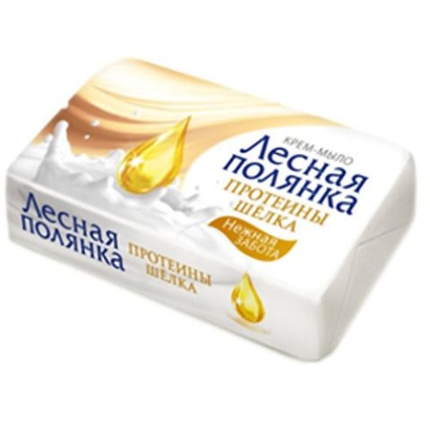 Лесная Полянка Крем-мыло Протеины шелка 90 г