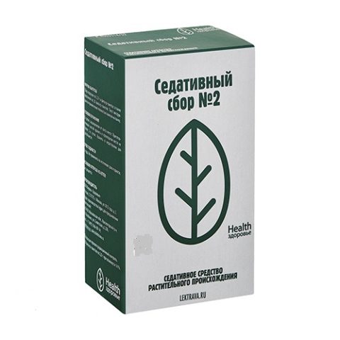 Сбор седативный №2 50 г «Здоровье»