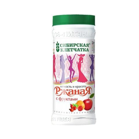 Клетчатка Сибирская «Ржаная с фруктами» 350 г