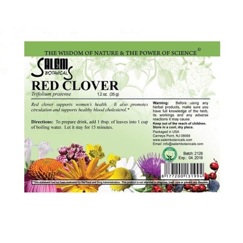 Клевер красный трава и цветы 35 г Salem Botanicals