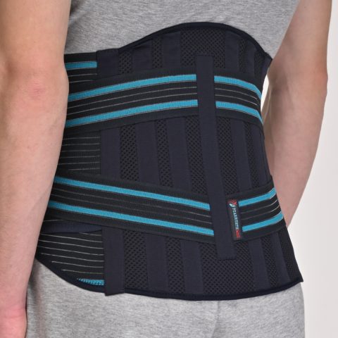 Корсет пояснично-крестцовый Reabilitimed, COMFORT L-4M-3V, усиленный , (Графитовый)