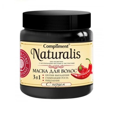 Compliment Naturalis Маска для волос 500 мл 3 в 1 с перцем