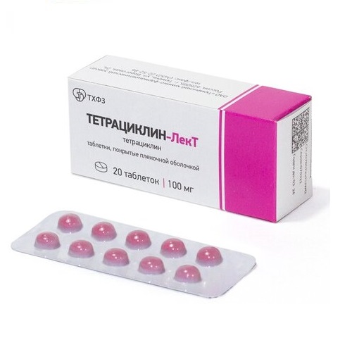 Тетрациклин-ЛекТ таблетки 100 мг №20 – Apte4ka - Russian pharmacy .
