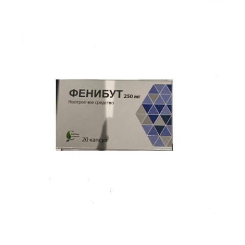 Фенибут капсулы 250 мг №20
