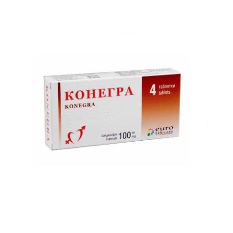 Конегра таблетки по 100 мг №4 (виагра)